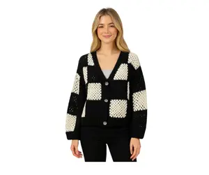 Women’s Black and White sweater