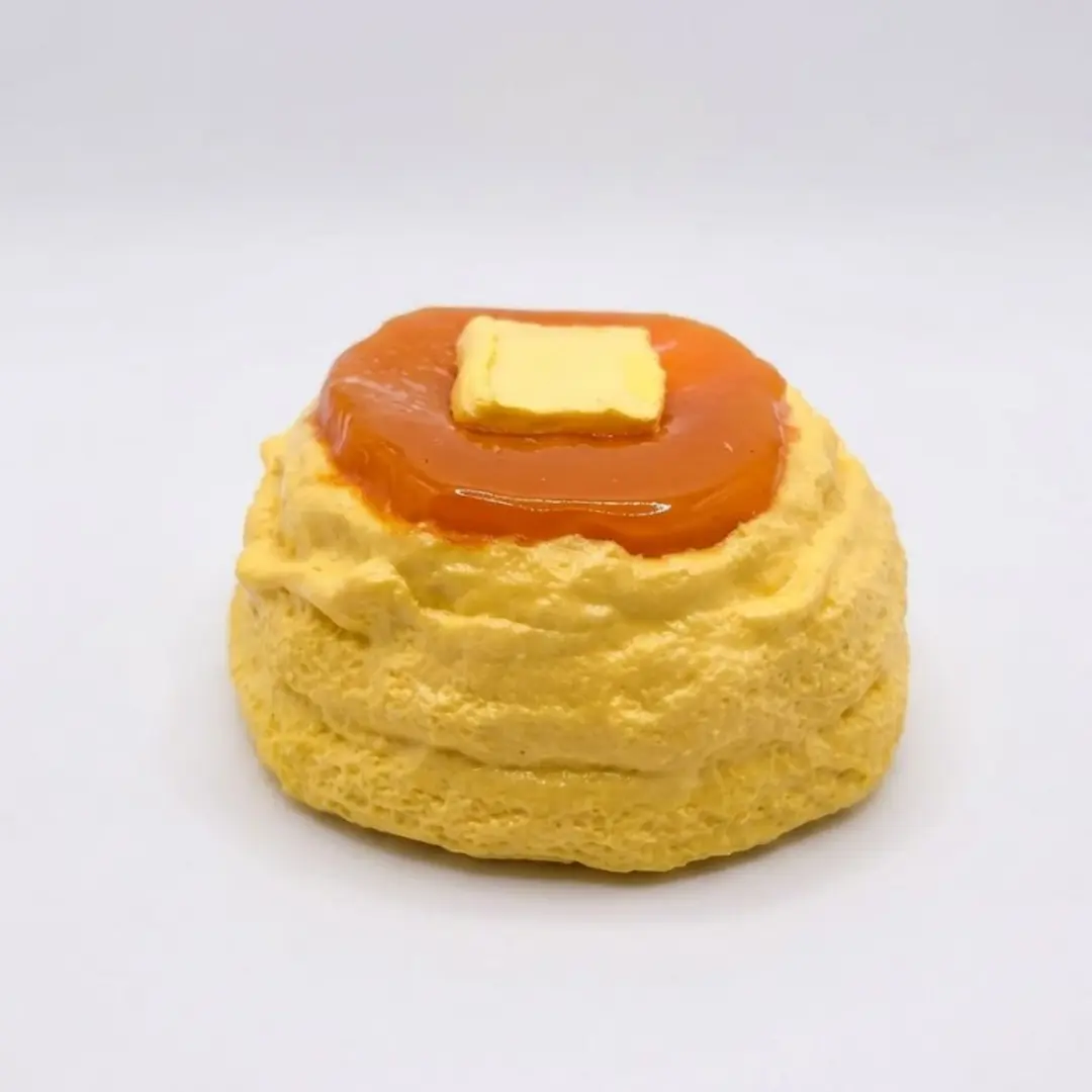 oasted Pancake  | "Liquid Core" Water-Sensation Squishy - Handmade Food-Grade Silicone, Creamy Slime Texture, Stress Relief Toy