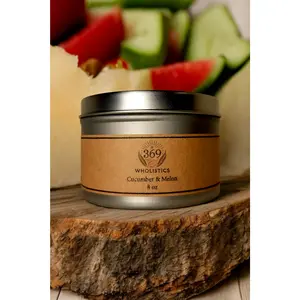 Cucumber & Melon Bliss 8 oz Soy Candle friend gift small business amazing scents