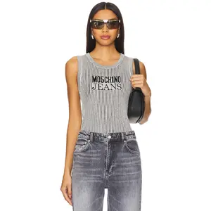 Moschino Jeans Top in Multi Silver