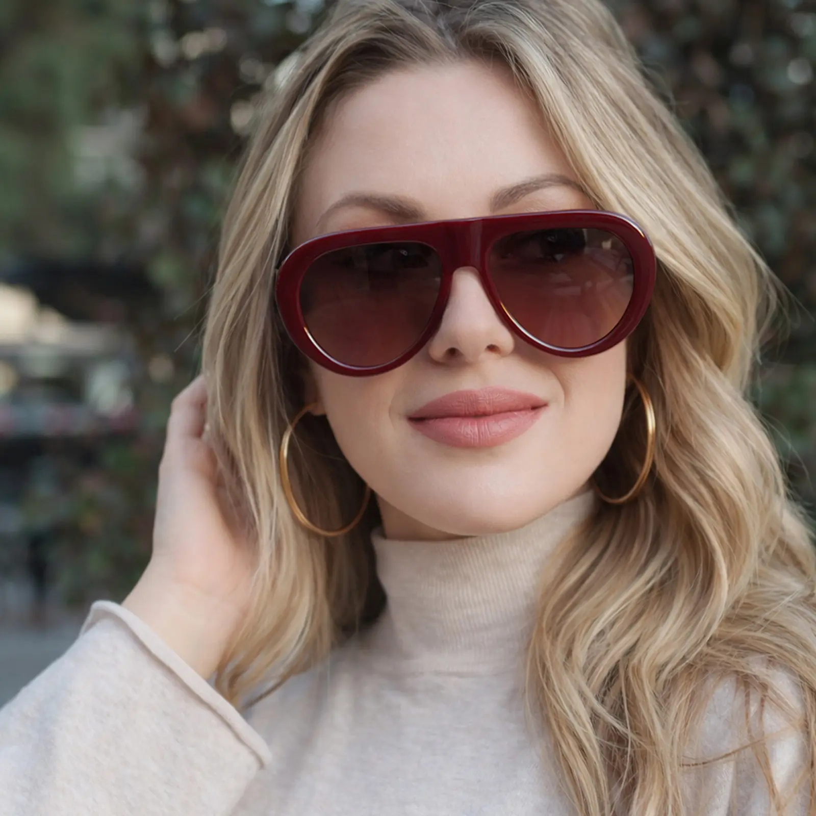 DIMA Eyewear - Aggie Sunglasses , Sunglasses with Trendy Casual Ombre Oval Frame , Women's Sunglasses,Tinted Lens ,HD Technology Lens, UV400 Protected Lens, Durable Polyacetate Material , Cyber Monday, Black Friday , His and Hers Gifts , Christmas gifts t