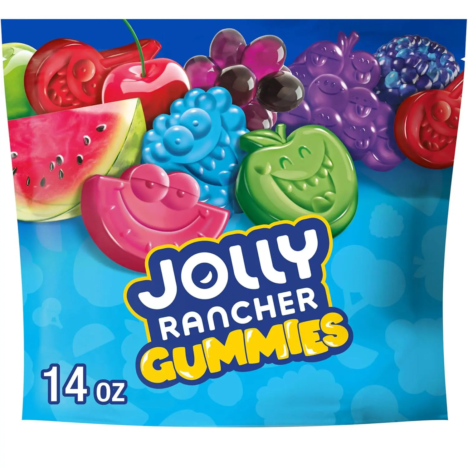 JOLLY RANCHER Gummies Assorted Fruit Flavored Candy Bag, 14 oz JOLLY RANCHER Gummies Assorted Fruit Flavored Candy Bag, 14 oz