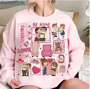 Cartoon Valentine shirts, Happy Valentine Cartoon shirt, Xoxo shirts, Valentine Movie shirt, Valentine Cartoon Couple shirts, Couple shirt