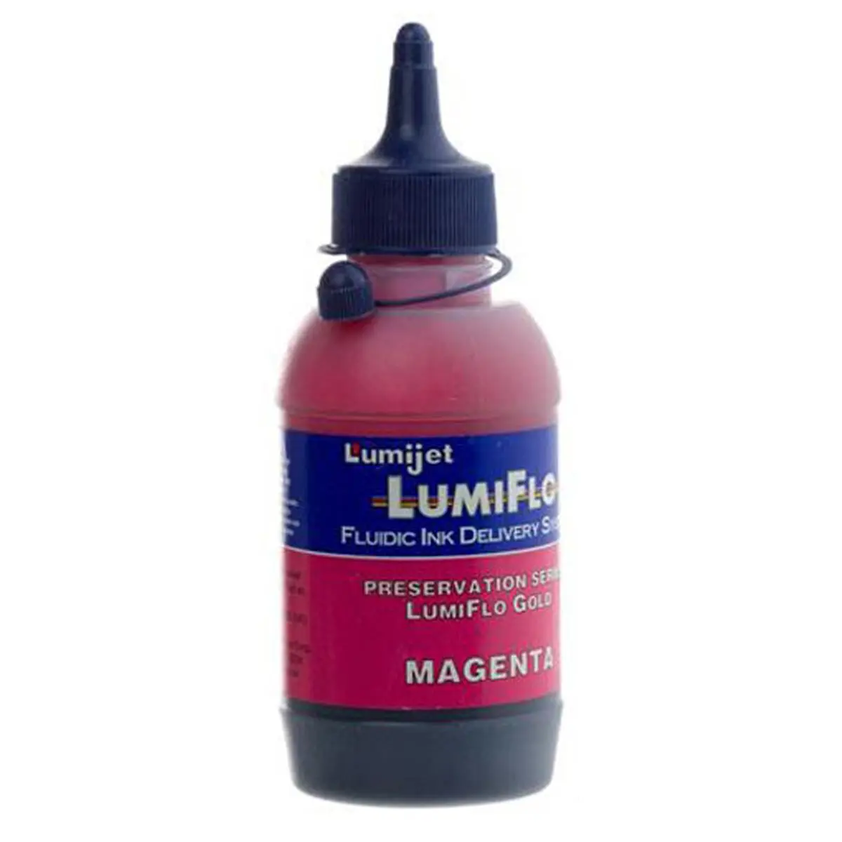 Lumijet Lumiflo Gold Series Magenta Ink in a 6 oz Bulk Bottle for Epson 1270 & 1280 Inkjet Printers