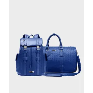 Bodega Explorer Rolling Duffle Set in Royal Blue