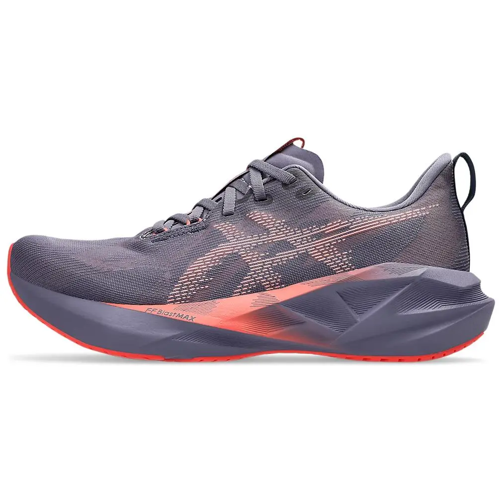 ASICS Novablast 5 Greyish Purple Coral Reef Comfort Low Top Running Shoes Men's 1011B974-500