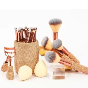 GLITZ & GLAM Essentials Collection 26 Pieces - Includes 26 Items with a Sparkling Gold Container and Additional Accessories