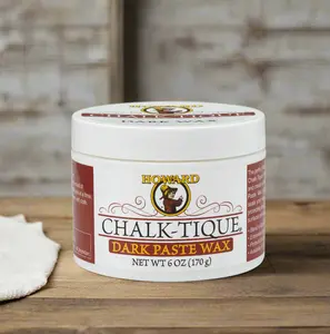 Chalk-Tique Dark Paste Wax – Dark Wax Polish – Distress and Enhance your Home Décor Chalk Paint Project - 6 oz