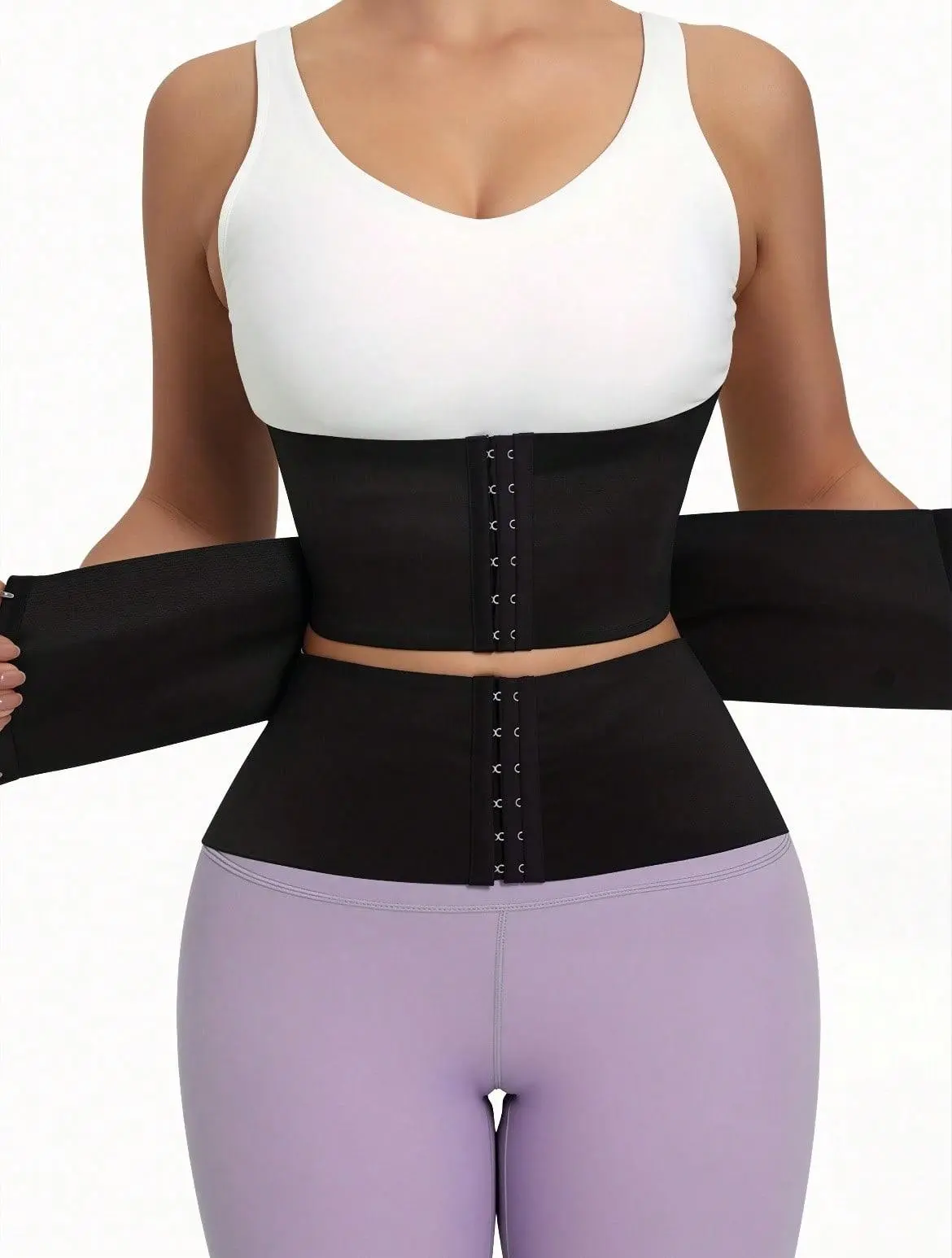 Women's Faja Body Shaper, Seamless Tummy Control Waist Trainer Corset with Adjustable Hook-Eye for Postpartum & Daily Wear, Shapewear, Basic