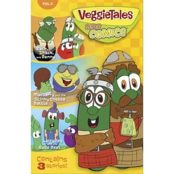 USED Book - VeggieTales Supercomics, Volume 3 by Big Idea Entertainment LLC (Paperback) - english