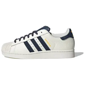 Adidas Originals Superstar 2 Classic Comfort Durable Low-Top Sneakers for Men and Women in White and Blue Trending Shoes, House White Official Shoes to Get / Maison Mihara