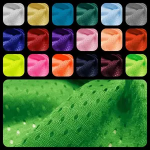 Ronit Textile Athletic Football Mesh Jersey 58"-60"  By The Yard 100% Polyester Sportswear-Activewear-Uniforms-Shorts-Basketball Jersey.