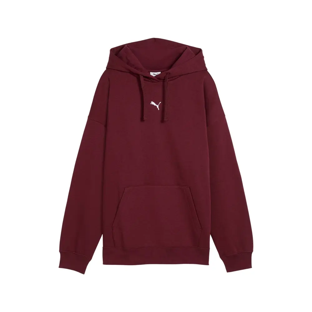 PUMA Womens Essentials Oversized Hoodie Casual Outerwear Casual - Red
