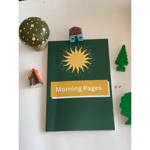 Morning Pages journal- Blank lined Notebook,(6" x 9") inches ) 110 pages