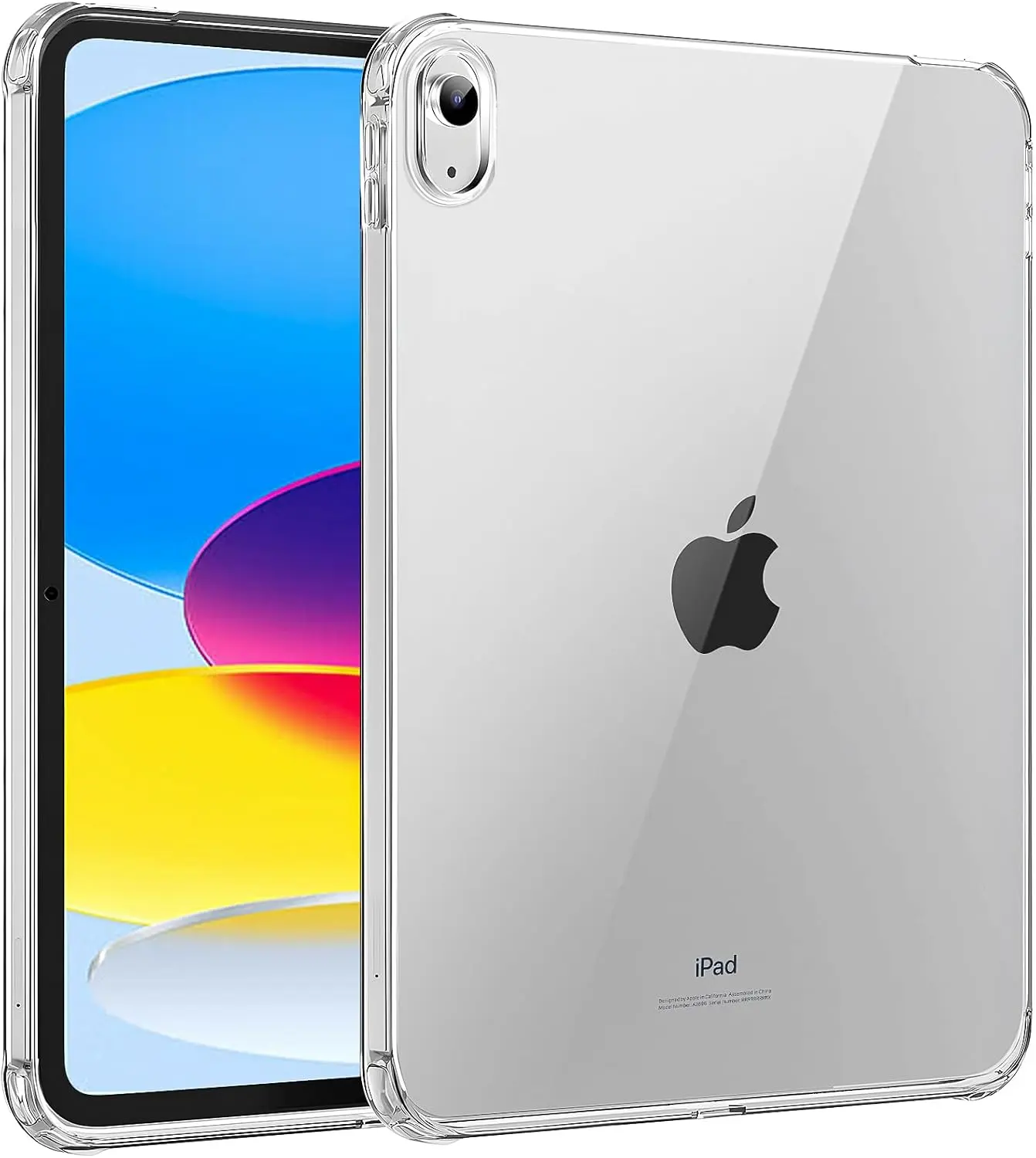 Clear Case for iPad A16 & 10th Generation 2022 10.9" & 11th Generation 2025 11" with Anti-Scratch Protective, Ultra Slim Lightweight Soft TPU Transparen Cover, Shockproof Impact Resistant