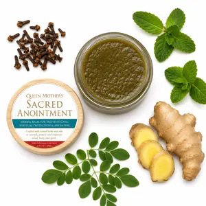 CG's Apothecary Queen Mother's Sacred Anointment - Warming Botanical Body Butter, Hydrating Balm for Dry Skin