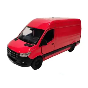KINSMART 1:48 Scale 5'' Mercedes-Benz Sprinter Model Car with Functional Door and Pull Back Feature diecast  cars