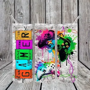 20 oz stainless steel gamer tumbler