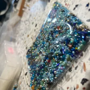 Ocean glass mix Beads