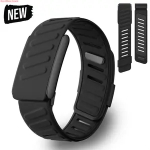 Ecg Pattern Two-tone Silicone Wrist Band, Soft Sweatproof Replacement Strap Compatible With New Whoop 5.0 And Whoop 5.0 MG, Comfortable Accessory For Sports And Daily Wear (No Device)