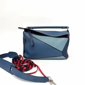 Pre-owned Loewe Puzzle Colorblock Geometric Bag N22356854hd