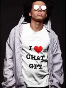 I heart ChatGPT Cotton T-Shirt