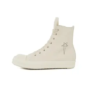 Rick Owens DRKSHDW Men's High-Top Sneakers in White for Comfort and Style Trending Shoes, House White Official Shoes to Get / Maison Mihara