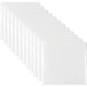600 count Transparent Sticky Notes Pad, Clear Sticky Notes for Books Message Reminder,  self-Adhesive Translucent Sticky Notes, 12 Packs (3"x3")