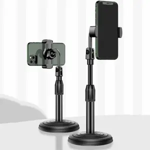 Multi-functional universal phone stand, lazy desktop stand, live streaming stand, adjustable height and angle phone stand, suitable for leisure, business, office, and home use, compatible with 3.5-6.7 inch devices