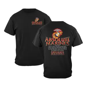 Absolute Marines T-Shirt – USMC Pride Tee for Men – Marine Corps Semper Fidelis Shirt – Patriotic Military Apparel – Honor Courage Commitment