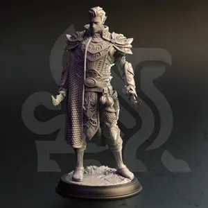 High Elf Arcane Trickster Erestian 3D-Printed Resin Miniature - Decorative, Character Figure, Collectible for DM Stash, Home Decor Statue, Decorative Miniatures, 3D-Printed Resin Miniatures