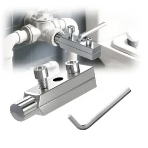 Multi-Function Broken Pipe Extractor Set, 1/2" & 3/4" Nut and Screw Remover, Stripped Bolt Extractor Tool, Damaged Hex Screw Removal Tool, Broken Water Pipe Removal Tool, Home Repair DIY Tool Gift for Men