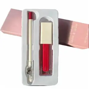 Woo Ruby Red All Day Matte Lipstick & Lip Liner Long-lasting