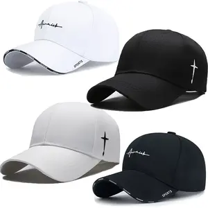 4 Pack Stylish Unique Business Casual Baseball Caps All Seasons Unisex Outdoor Hats