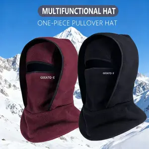 2026 new model  Multifunctional Outdoor Winter Warm Hat Neckband Integrated Cycling Mask Sports Ski Head Cover Neck Windproof Cold One-Piece Pullover Hat