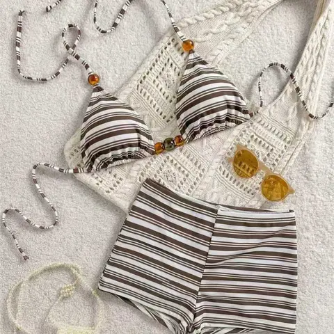 Women's Fashion Two-Piece Swimsuit Style, Stylish Bikini Set, Comfortable Beachwear, Bathing Suit, Perfect for Pool Parties & Vacations