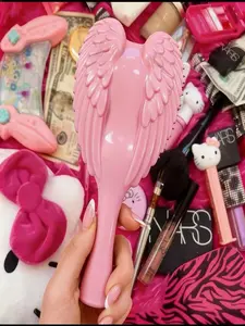 Anti-Static Cushion Detangling Hair Brush, Scalp Massage Comb, Suitable for Long Hair, Wet & Dry Use, Hairstyling Set, Tools, Accessories, Paddle Brush