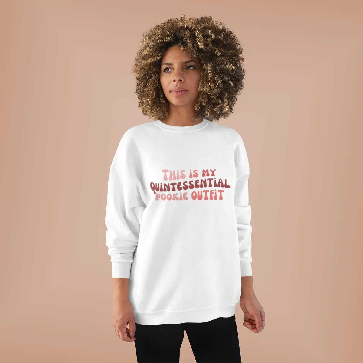 Quintessential Pookie Outfit Sweatshirt Unisex EcoSmart® Crewneck Sweatshirt