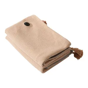 5V Far Infrared Heating Blanket - Linen Fabric, 180x60cm Rectangular Large Covering Health Pad, Deep Penetration Heat Therapy for Shoulder & Waist Pain Relief, Portable Power Bank Compatible