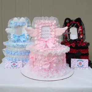 KPOP Photocard Photo Ribbon Display Cakes