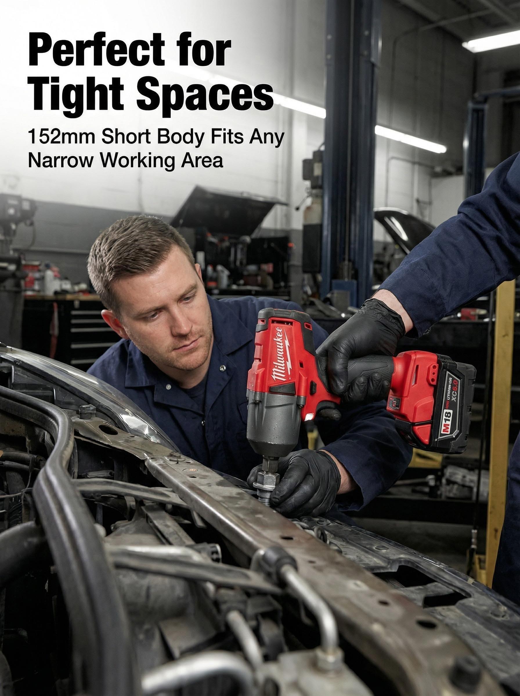 Milwaukee M18 FMTIWF12 18V 900Nm Impact Wrench – High Torque for Heavy-Duty Use