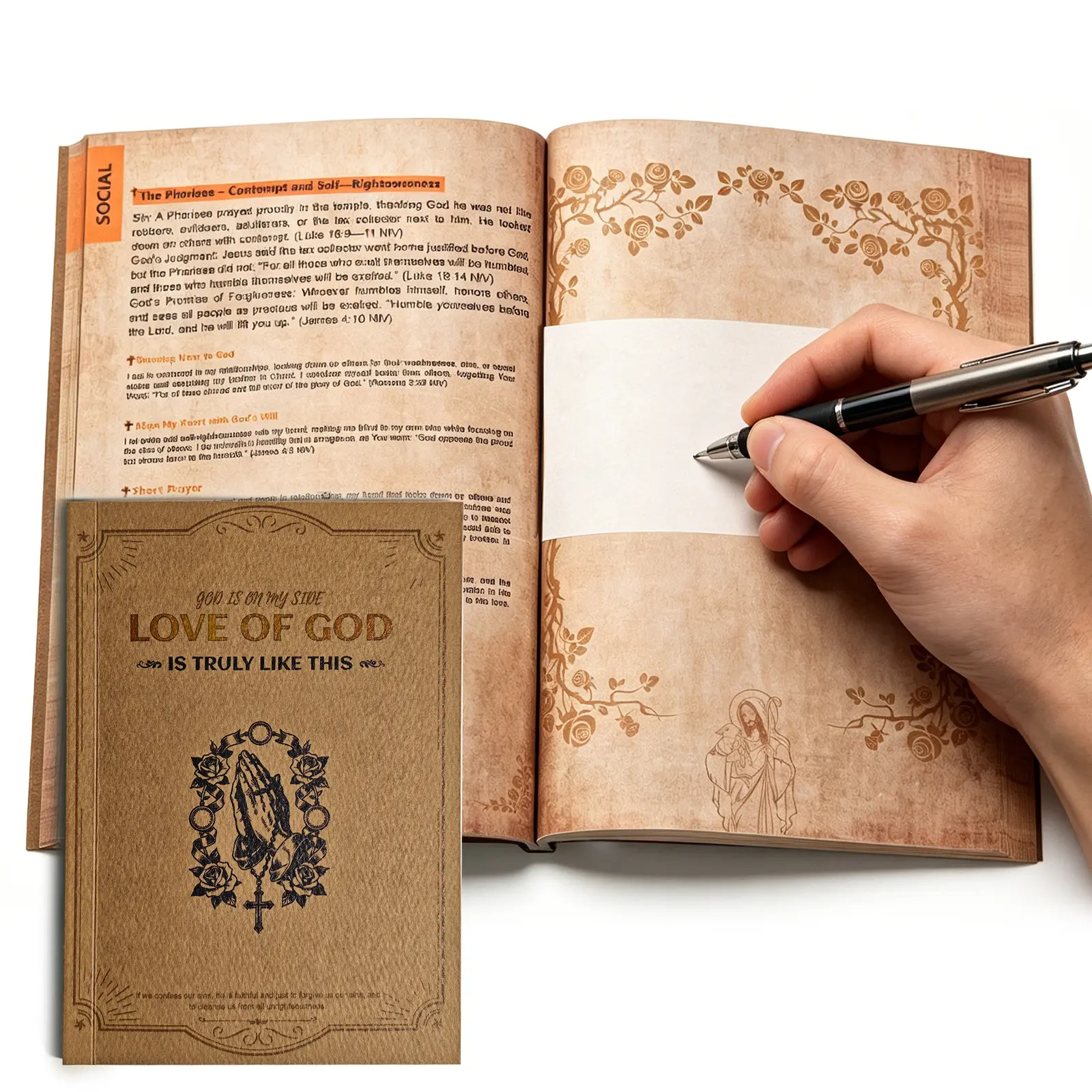 Love of God is Truly Like This Christian Confession Notebook for Spiritual Healing & Forgiveness,Great for anyone learning to pray, repent, and walk in God’s grace daily.