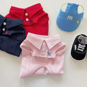 🐶🐱Solid Polo for Pets!Spring/Summer Thin Breathable Tee