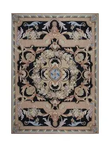 774 - Chinese with French Design Needlepoint Rug.