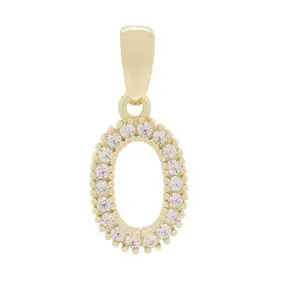 Initial "O" Pendant