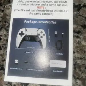 NEW Upgraded Retro Game Stick with 40,000+ Games 26 Emulators 4K HDMI Output Plug and Play Wireless Controller for TV Monitor Video Gamepad Console