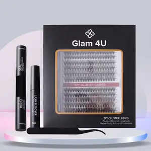 Customizable Lash Extension Kit - Mixed 30D+40D Curl, Natural Look - Includes Tweezers, Glue, and Remover - Eyelash Extensions - Cosmetic, Makeup