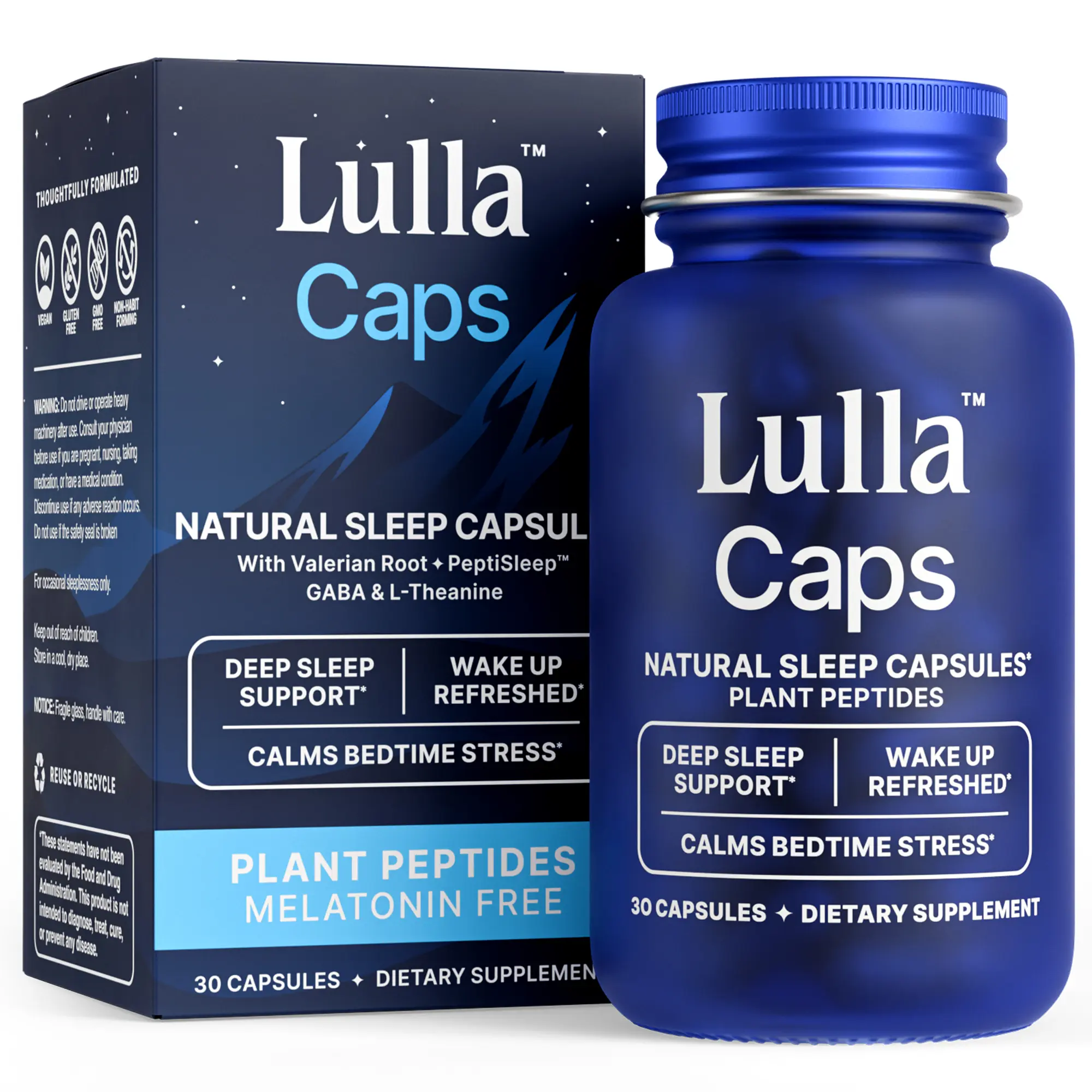 Lulla Sleep Support Capsules (Melatonin-Free) Lulla Sleep Support Capsules (Melatonin-Free)