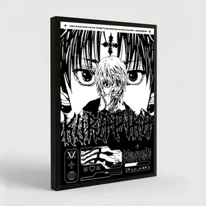 Hunter X Hunter Kurapika Print Poster – Japanese Manga Poster Anime Poster Yoshihiro Togashi Hunter Wall Art Wall Decor