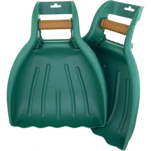 Leaf Scoops and Claws V2.0, 1-Pair (2 Pieces), Sturdy  Grip Leaf Rake, Large Hand Held Garden Rake Grabbers for Leaf, Garden Claw for Lawn Grass Removal
